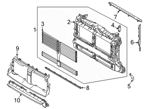 Ford S1PZ-8327-A Deflector - Air S1PZ-8327-A Ford Deflector - Air