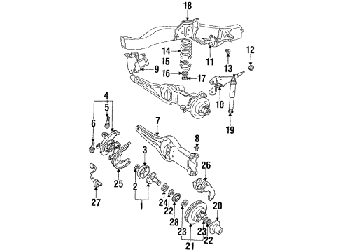 E4TZ-1S190-A Ford Wheel Seal