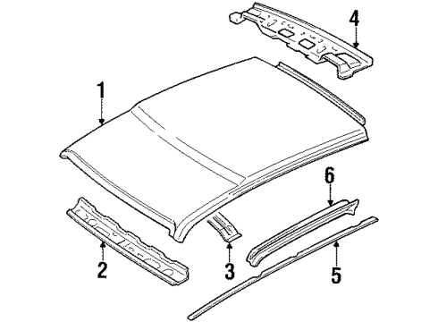 Ford F8CZ7451726BA Molding, Passenger Side F8CZ7451726BA Ford Molding, Passenger Side