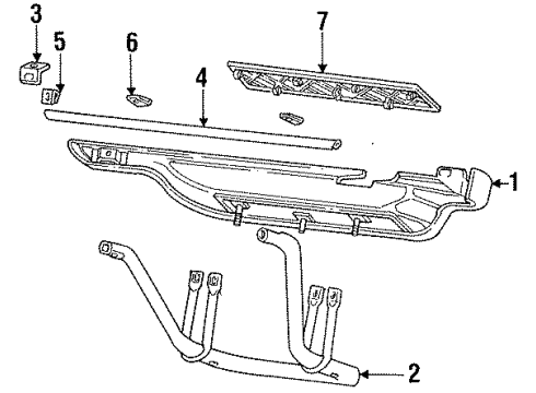 F2TZ16A470B Ford Step Assembly, Passenger Side