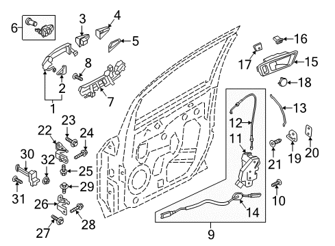 Ford CN1Z-14529-A Window Switch, Front Driver Side CN1Z-14529-A Ford Window Switch, Front Driver Side