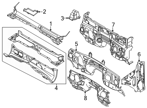 -W721361-S300 Ford Rivet