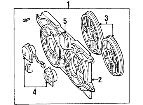 F78Z-12B577-AB Ford Fan Relay