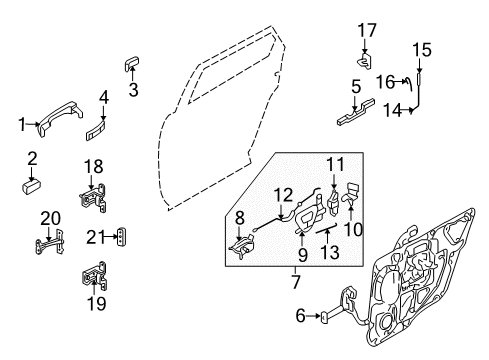 5G1Z-5426449-A Ford Bellcrank, Driver Side