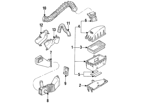 F2TZ-9A624-A Ford Duct