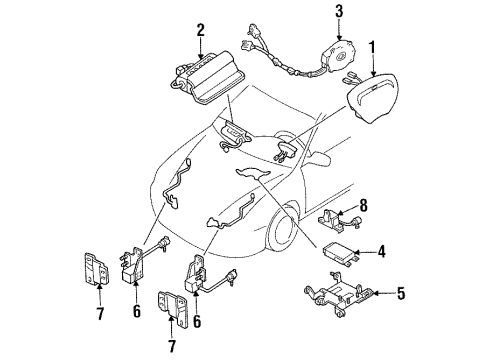 F7CZ54044G52AD Ford Monitor Mount Bracket