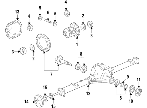 9L3Z-4205-A Ford Case - Differential