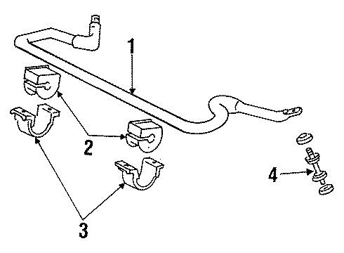 E69Z-5A486-A Ford Stabilizer Link