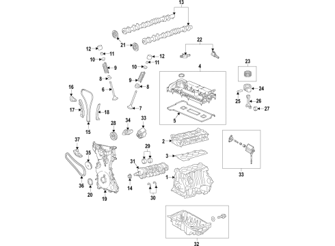 Ford CM5Z-6250-P Camshaft, Passenger Side CM5Z-6250-P Ford Camshaft, Passenger Side