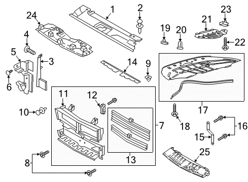MR3Z-17626-A Ford Deflector - Stone