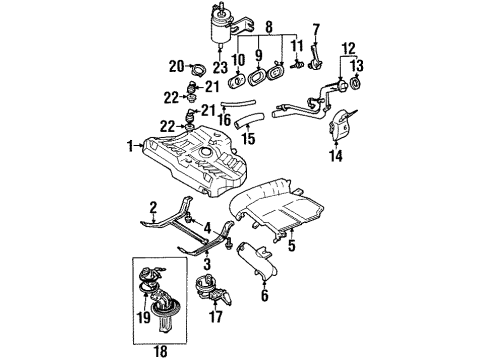Ford F8CZ-9076-AA Filler Pipe Gasket F8CZ-9076-AA Ford Filler Pipe Gasket