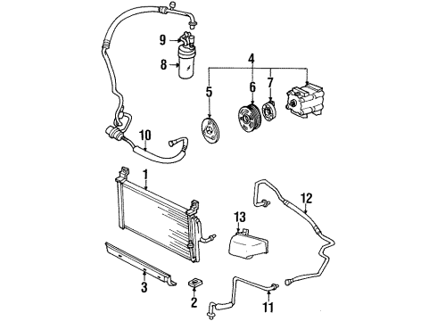 BU2Z-19D734-D Ford Hose & Tube Assembly