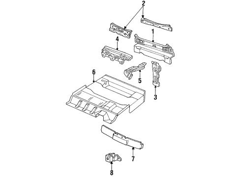 F24Y5440320A Ford Rear Body Panel