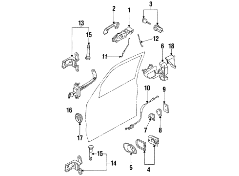 Ford F5RZ5422404CC Handle, Outside, Passenger Side F5RZ5422404CC Ford Handle, Outside, Passenger Side