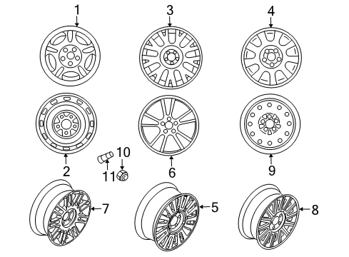 3W1Z-1007-FA Ford Compact Spare
