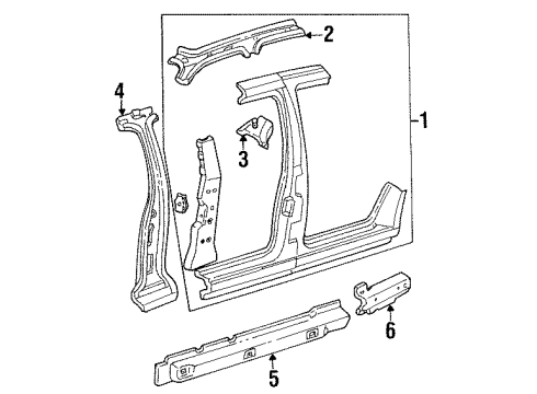 F5AZ5420428AA Ford Extension, Passenger Side