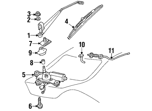 Ford F8RZ17A605HA Hose F8RZ17A605HA Ford Hose