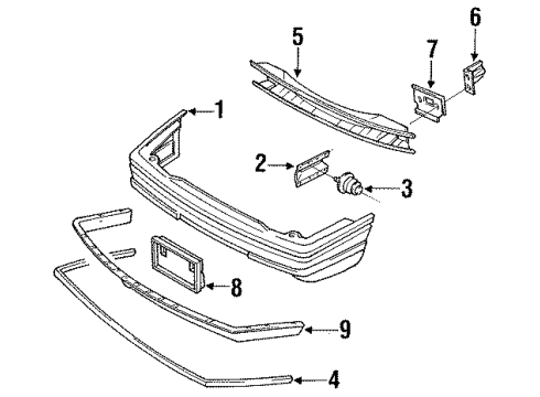 FOCZ-17765-A Ford Reinforcement Bracket