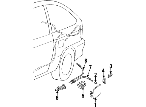F4BZ6128612A Ford Actuator