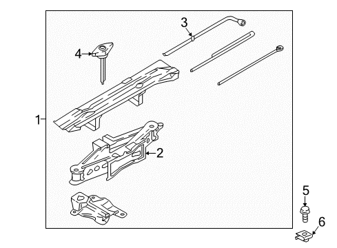 SL1Z-17080-B Ford Jack Assembly - Lifting