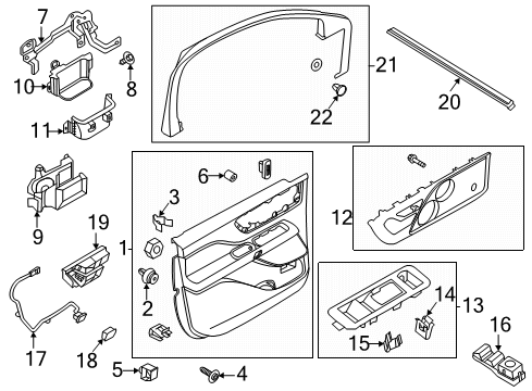 -W716169-300 Ford Clip - Trim