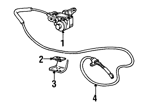 XF3Z-9A825-AA Ford Actuator Assembly
