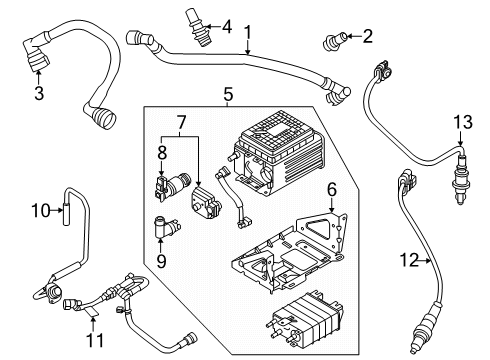 PC4Z-6A785-A Ford Oil/Air Separator
