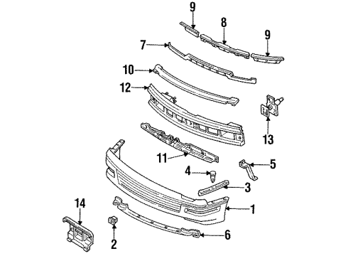 E92Z17C947H Ford Outer Support, Driver Side