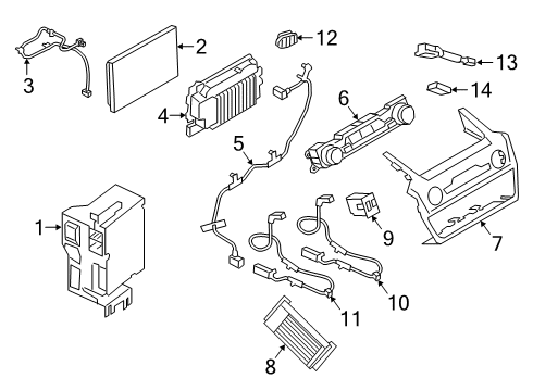 RB5Z-10E929-B Ford CABLE ASY