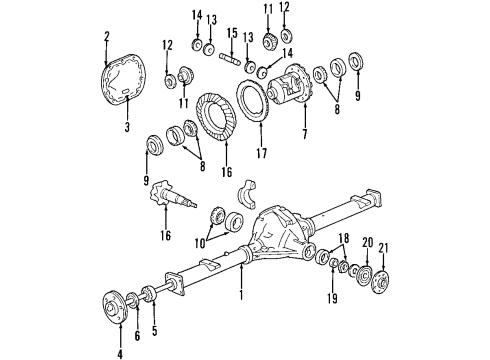 Ford 7L3Z-4R602-K Drive Shaft 7L3Z-4R602-K Ford Drive Shaft