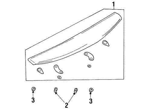 -9X300-056S Ford Spoiler Assembly Retainer