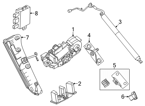 MK7Z-9C888-D Ford Switch Assembly - Steering Wheel