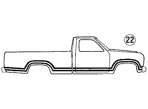 E5TZ1520000GB Ford Stripe Tape