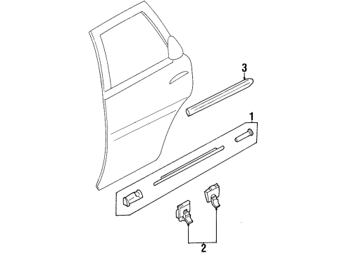 F7CZ-5421062-AA Ford Belt Weatherstrip Clip
