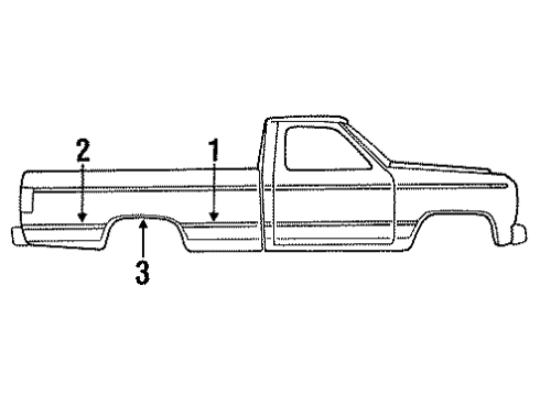 XC3Z-9929038-PTM Ford Quarter Panel, Passenger Side