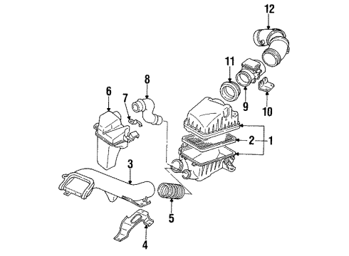 Ford F32Z-12A697-B Air Intake Temperature Sensor F32Z-12A697-B Ford Air Intake Temperature Sensor