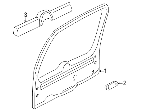 1L2Z-7846312-AA Ford Cover Bracket