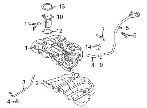 2017 Ford Fusion Senders Diagram