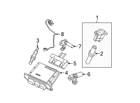 2008 Ford F-350 Super Duty Ignition System Diagram 2 - Thumbnail