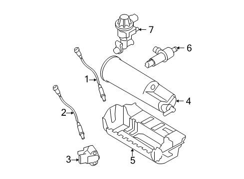 1998 Ford Ranger Vapor Canister Diagram