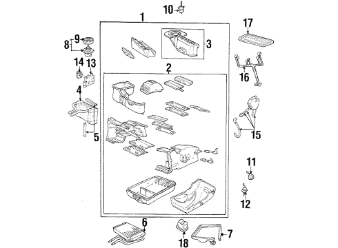 1995 Mercury Mystique A/C Evaporator & Heater Components Diagram