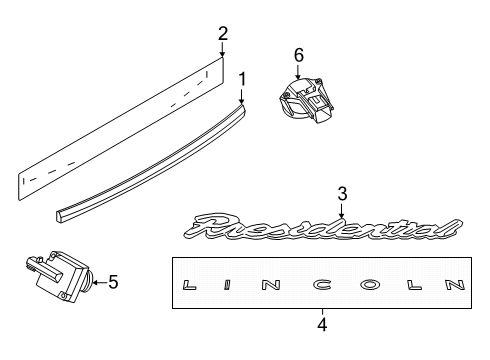 2025 Lincoln Navigator Parking Aid Diagram