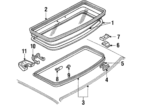 1985 Mercury Lynx Sunroof Diagram