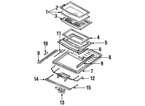 1994 Ford Escort Sunroof Diagram