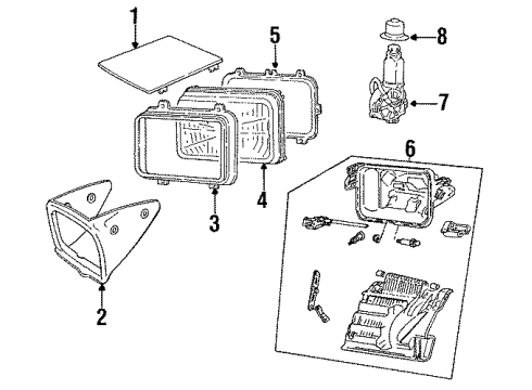 1992 Mercury Capri Bulbs Diagram