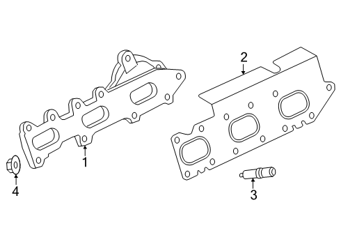 2024 Ford F-150 Exhaust Manifold Diagram 2 - Thumbnail