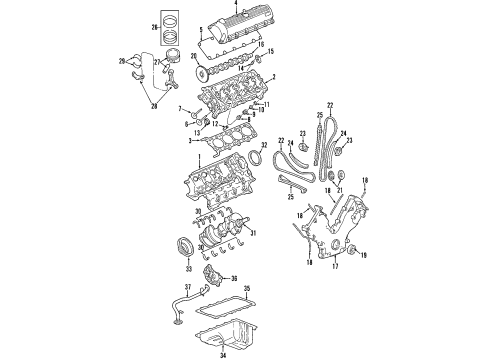2008 Ford F-250 Super Duty Camshaft & Timing Diagram