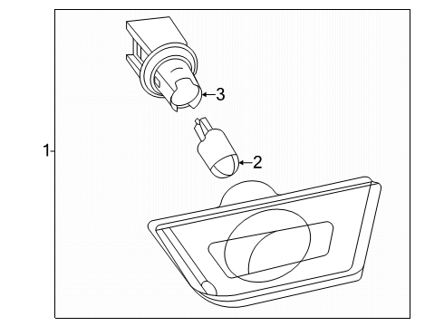2025 Ford Maverick Side Marker Lamps Diagram