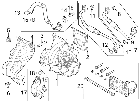 2025 Ford Mustang Turbocharger Diagram