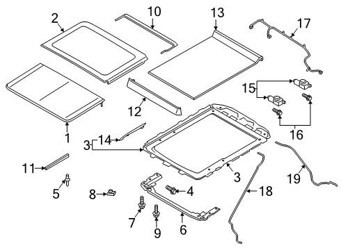 2022 Lincoln Navigator TUBE - WATER DRAIN Diagram for NL1Z-54502C53-D